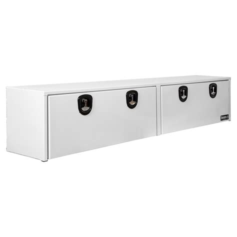 white steel topsider truck box series|gloss white truck tool box.